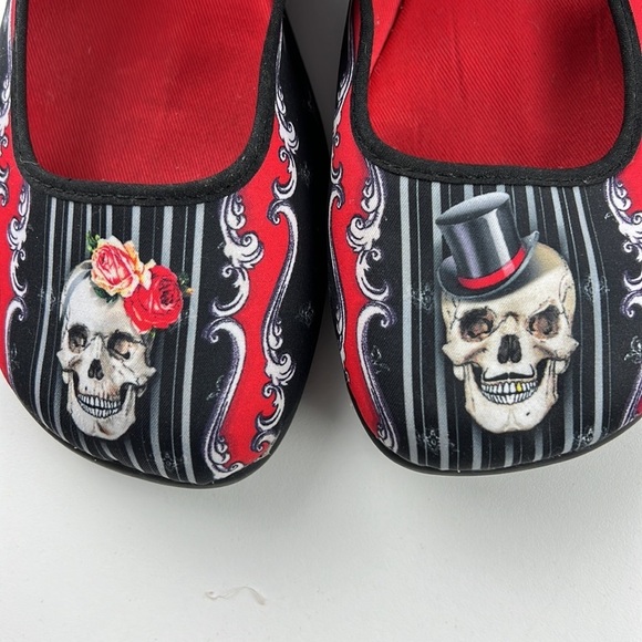 Chocolitos Amor Eterno Skull maryjane shoes size 6 - Picture 10 of 12